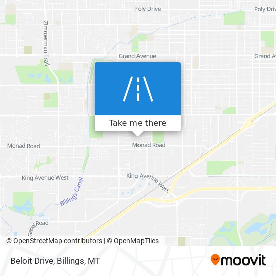 Beloit Drive map