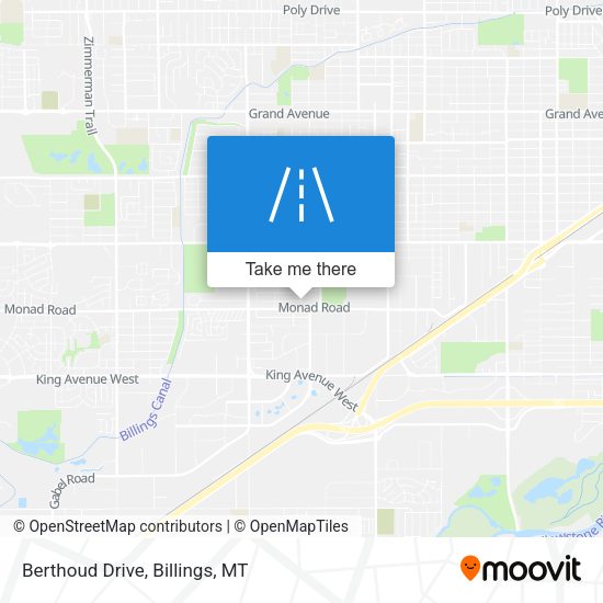 Berthoud Drive map