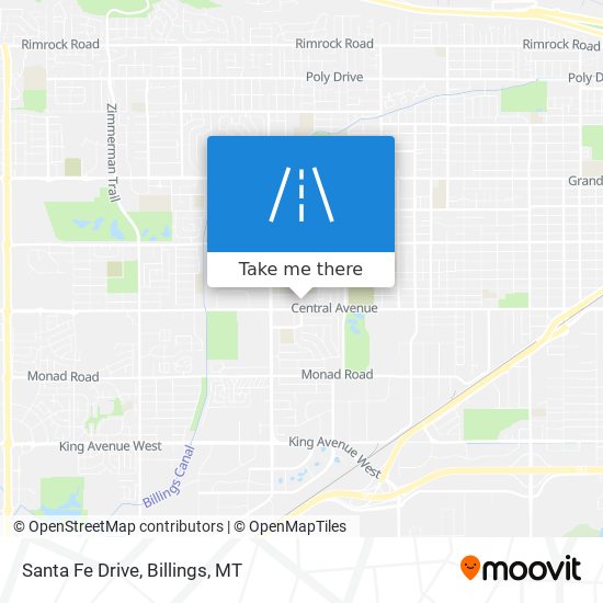 Santa Fe Drive map