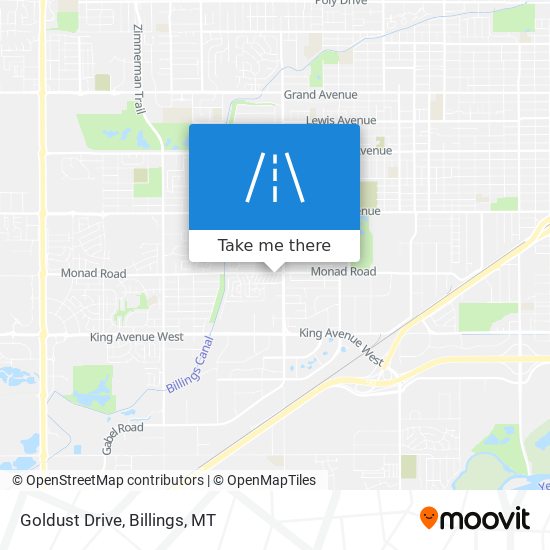 Goldust Drive map