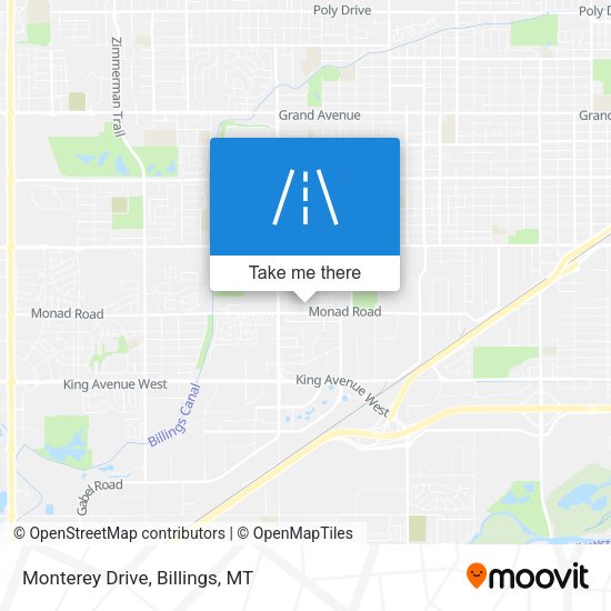 Monterey Drive map