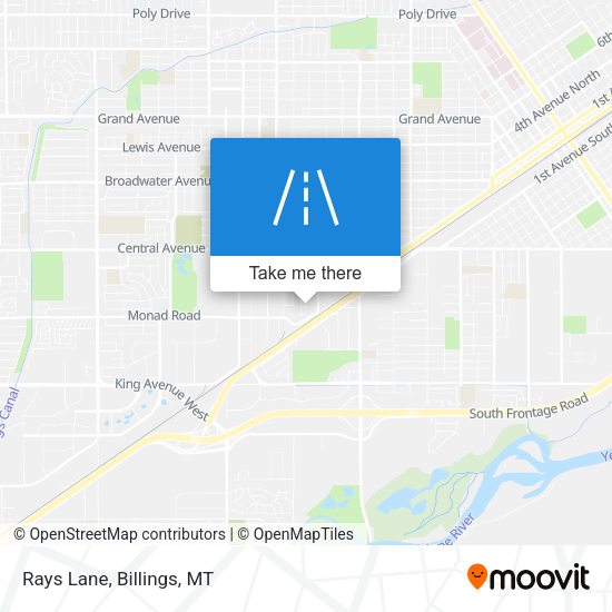 Rays Lane map