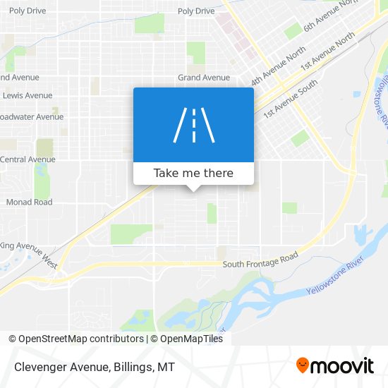 Clevenger Avenue map