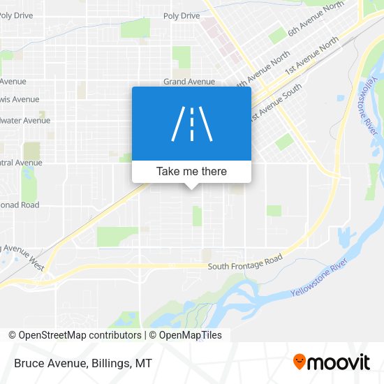 Bruce Avenue map