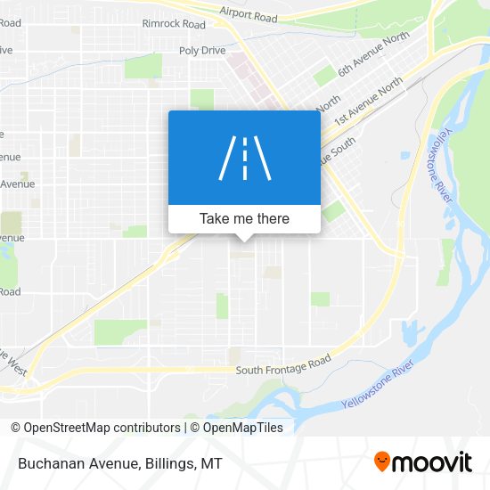 Buchanan Avenue map