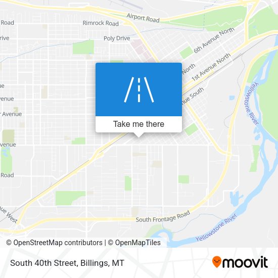 Mapa de South 40th Street