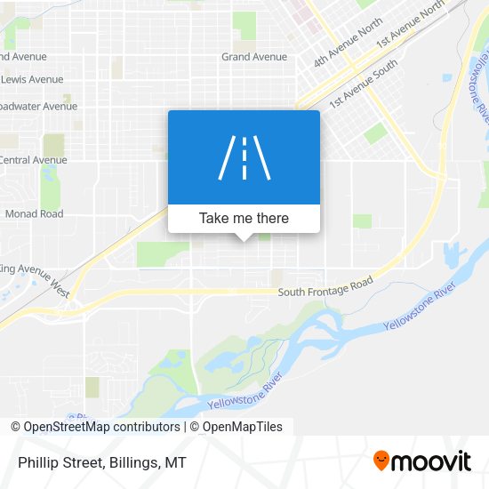 Mapa de Phillip Street