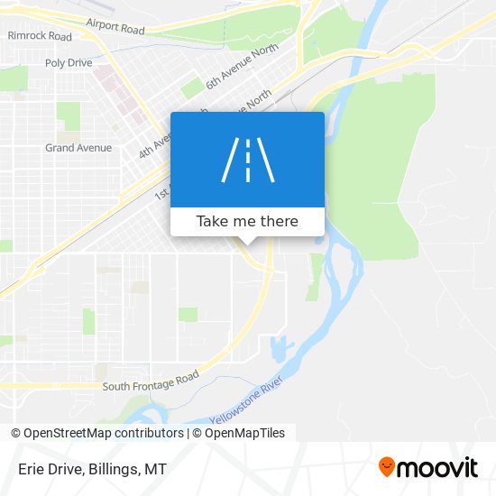 Erie Drive map
