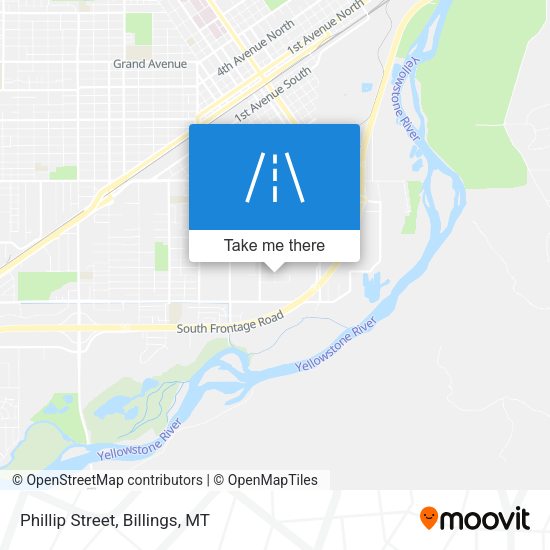 Mapa de Phillip Street