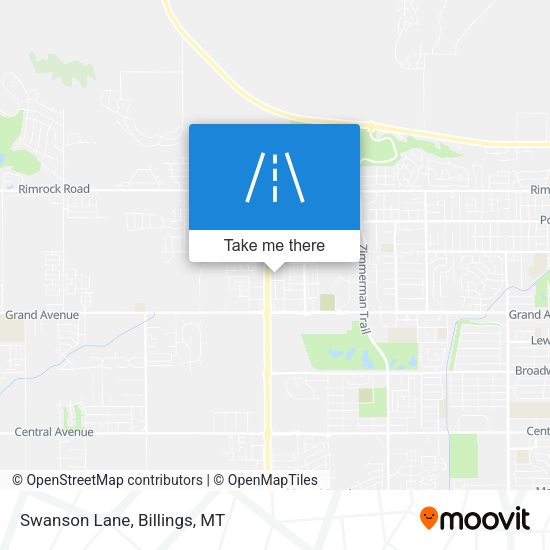 Swanson Lane map