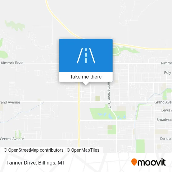Tanner Drive map