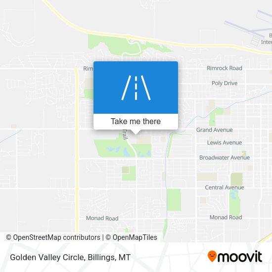 Golden Valley Circle map