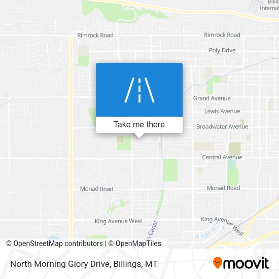 North Morning Glory Drive map