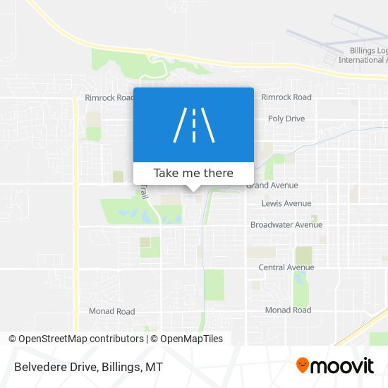 Belvedere Drive map