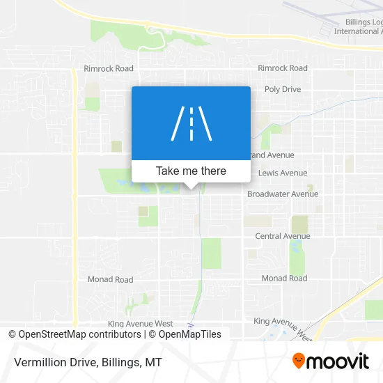 Vermillion Drive map