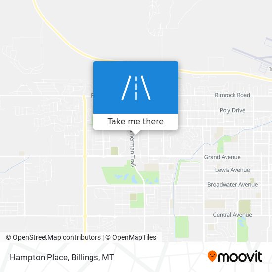 Hampton Place map