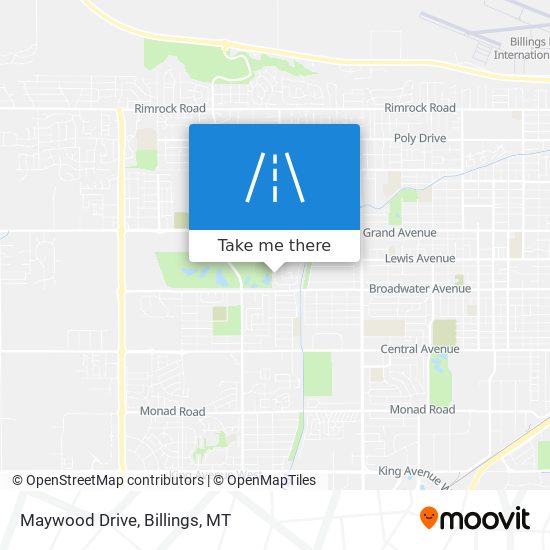 Maywood Drive map