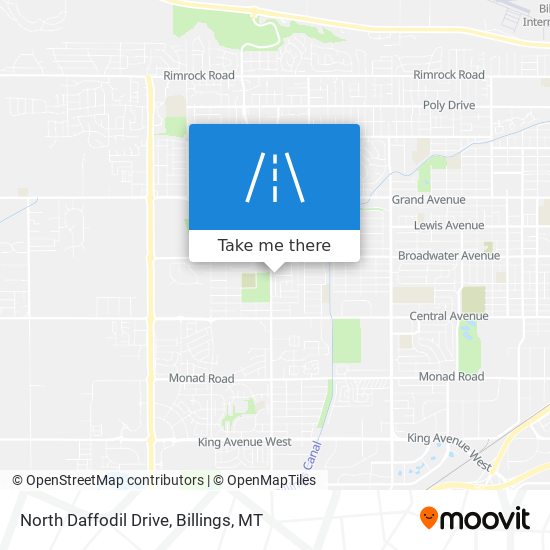 North Daffodil Drive map