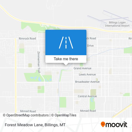 Forest Meadow Lane map