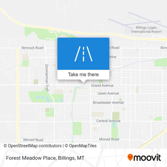 Forest Meadow Place map