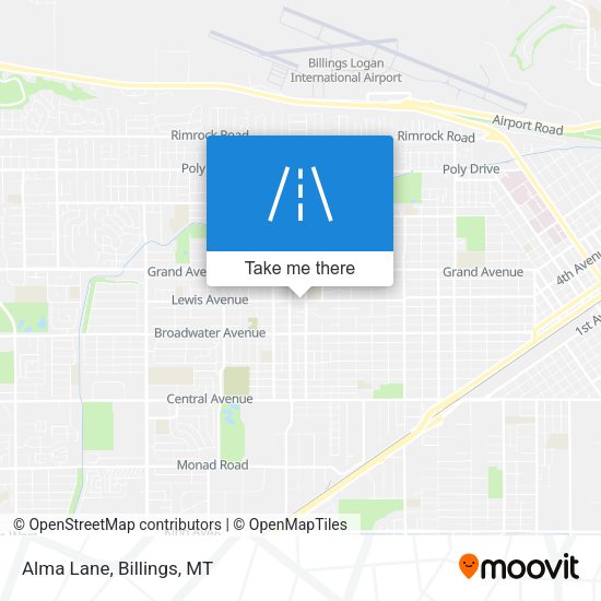 Mapa de Alma Lane