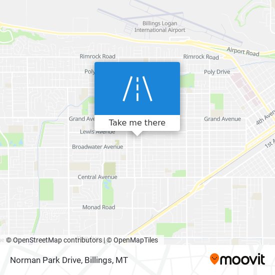 Norman Park Drive map