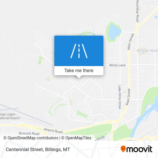 Centennial Street map