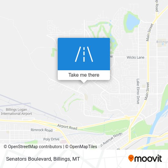 Senators Boulevard map