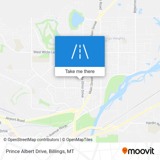 Mapa de Prince Albert Drive
