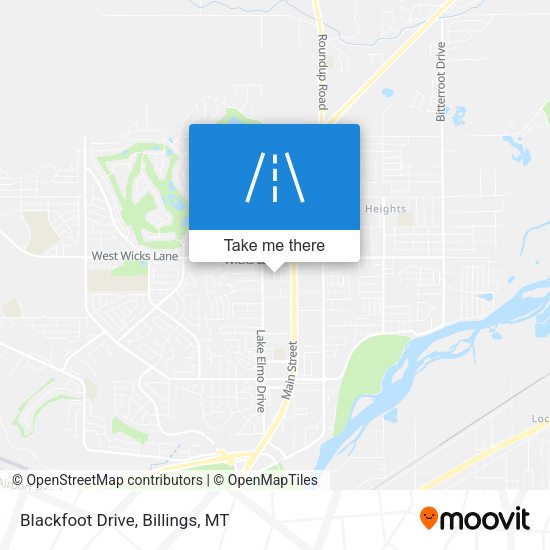 Blackfoot Drive map