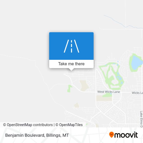 Mapa de Benjamin Boulevard