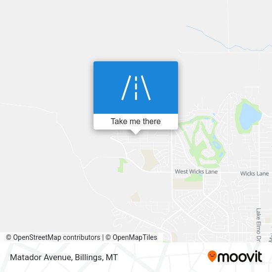 Matador Avenue map