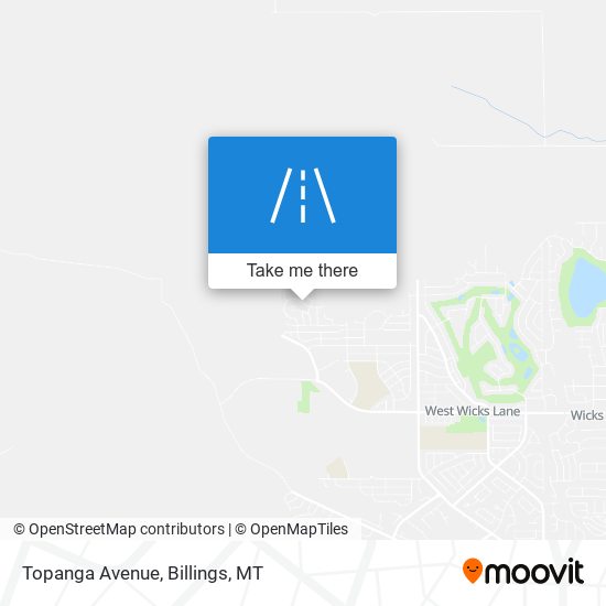 Topanga Avenue map