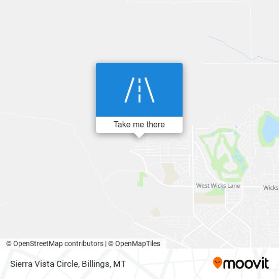 Sierra Vista Circle map