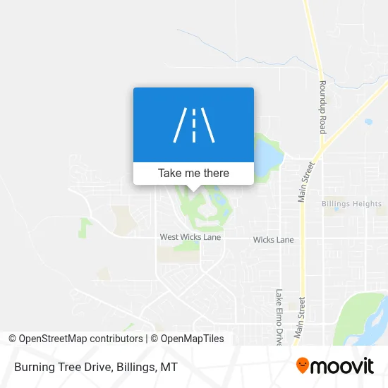 Burning Tree Drive map