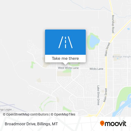 Broadmoor Drive map