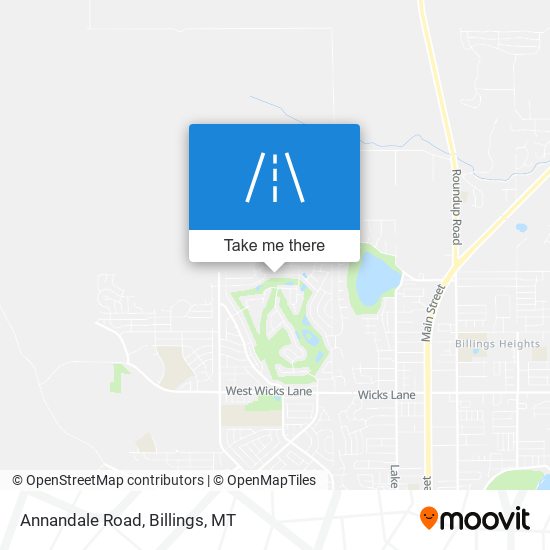 Annandale Road map