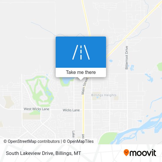 South Lakeview Drive map