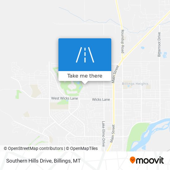 Southern Hills Drive map