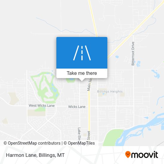 Mapa de Harmon Lane