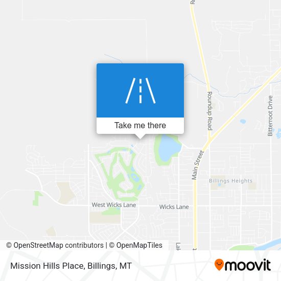 Mission Hills Place map
