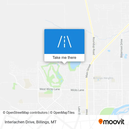 Interlachen Drive map
