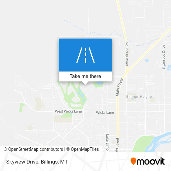 Skyview Drive map