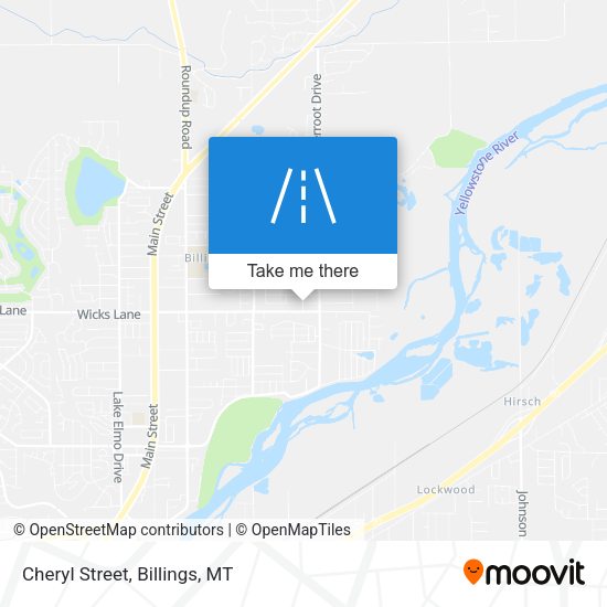 Mapa de Cheryl Street