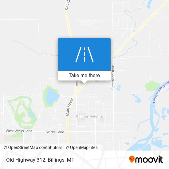 Old Highway 312 map