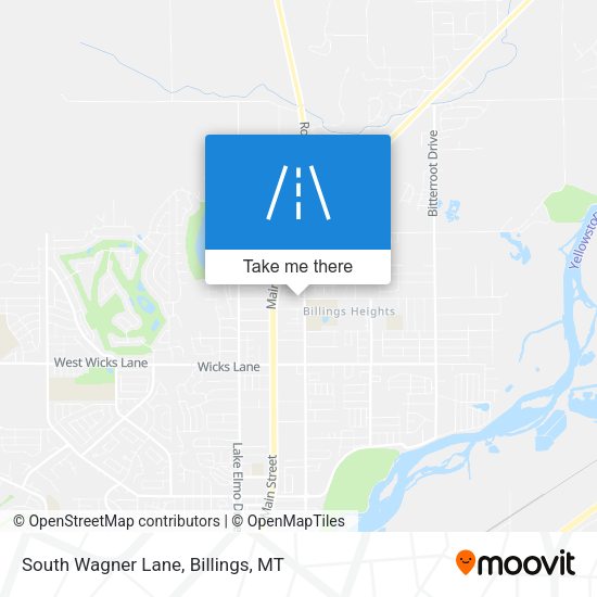 South Wagner Lane map