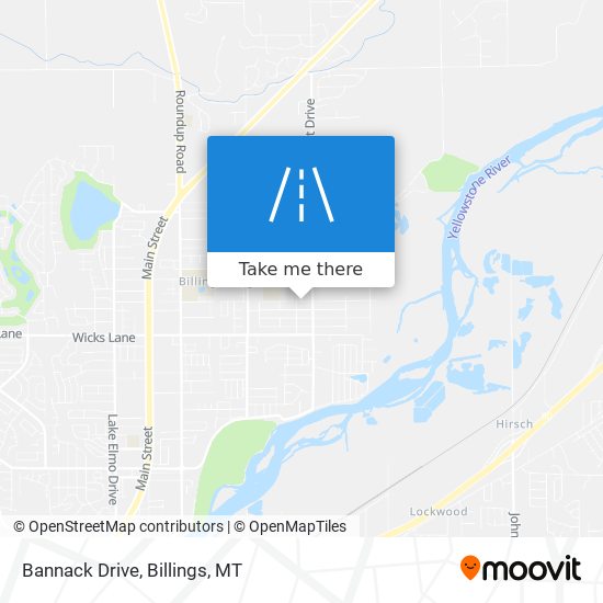 Bannack Drive map