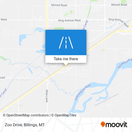 Zoo Drive map