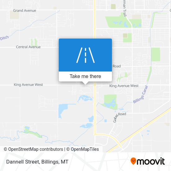 Mapa de Dannell Street