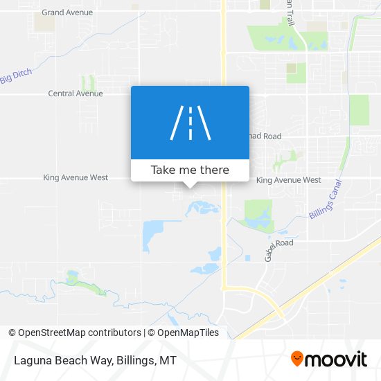 Laguna Beach Way map